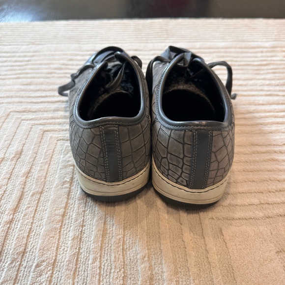 Lanvin leather sneaker grey - Picture 2 of 5